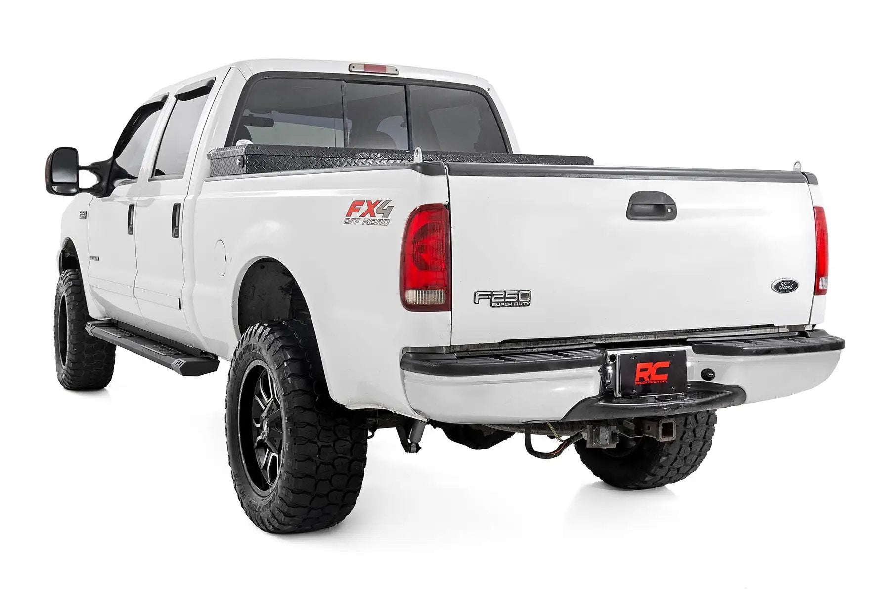 Rough Country HD2 Aluminum Running Boards | Super Crew Cab | Ford F-250/F-350 Super Duty (99-16) by Rough Country