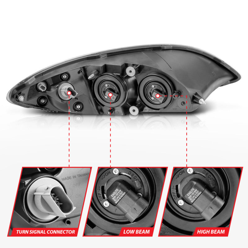 ANZO ANZ Crystal Headlights by ANZO