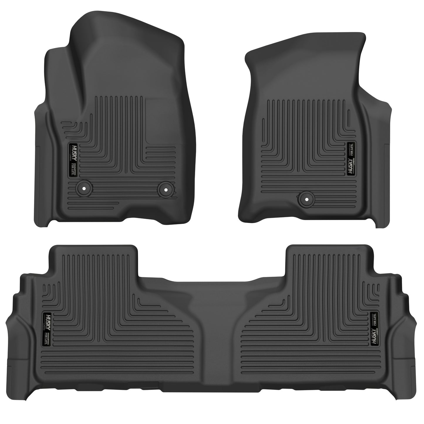 Husky Liners Weatherbeater - Front & 2nd Seat Floor Liners (Footwell Coverage)