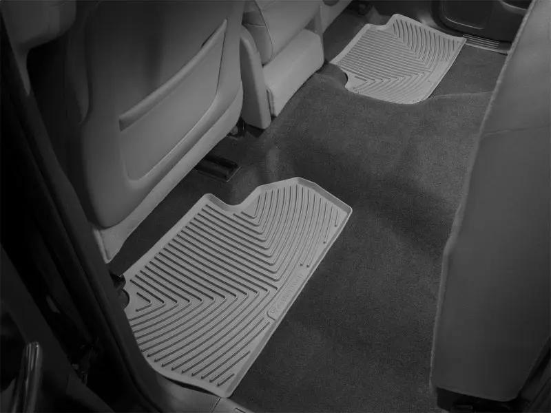 WeatherTech WT Rubber Mats - Rear - Grey by WeatherTech