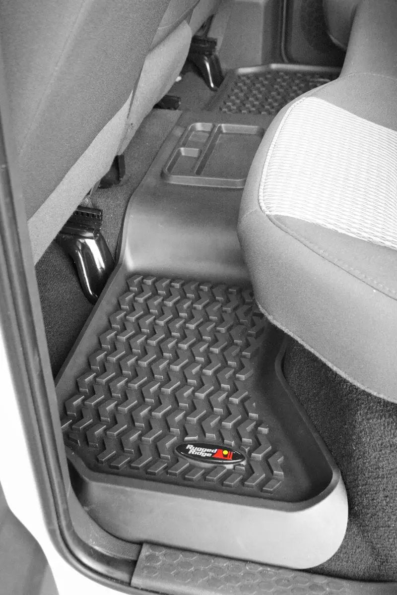 Rugged Ridge RUG Floor Liners - Black by Rugged Ridge