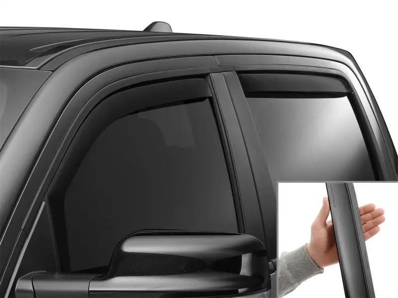WeatherTech WT Deflector - Combo - Matte Black by WeatherTech