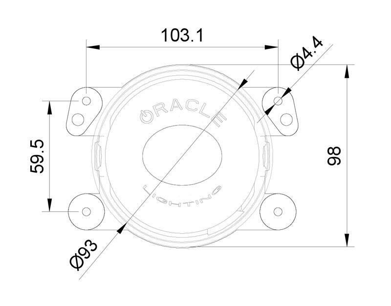 ORACLE Lighting ORL Fog Light Assembly
