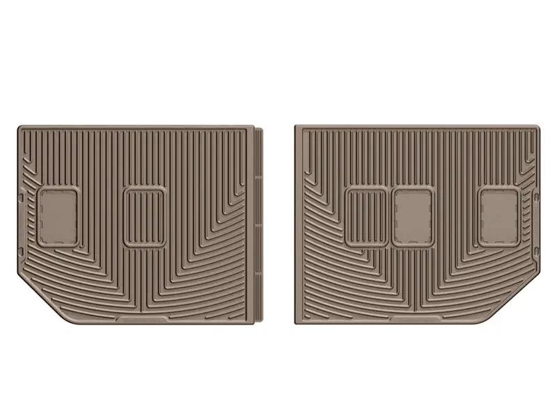 WeatherTech WT Rubber Mats - Rear - Tan by WeatherTech