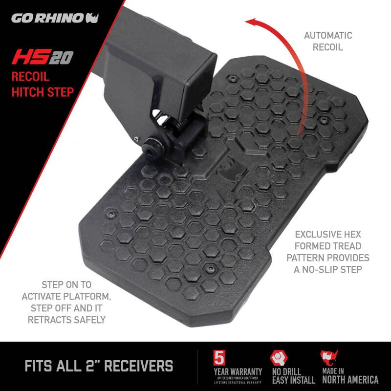 Go Rhino GOR Hitch Steps
