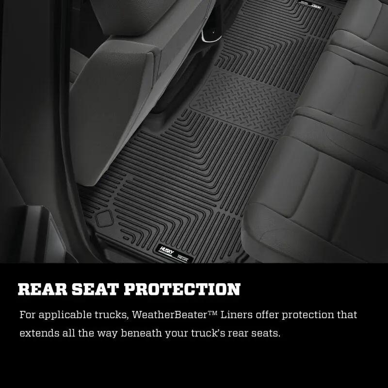 Husky Liners HL WB - Rear - Black by Husky Liners