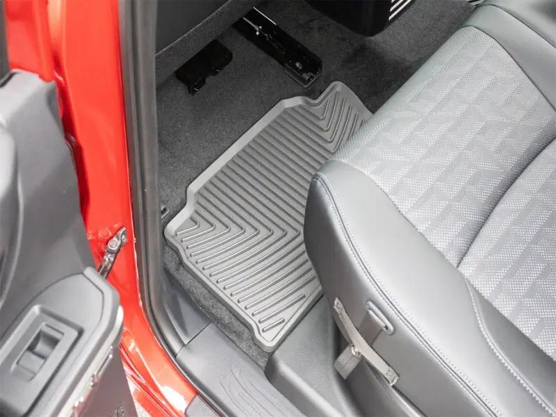 WeatherTech WT Rubber Mats - Rear - Grey by WeatherTech