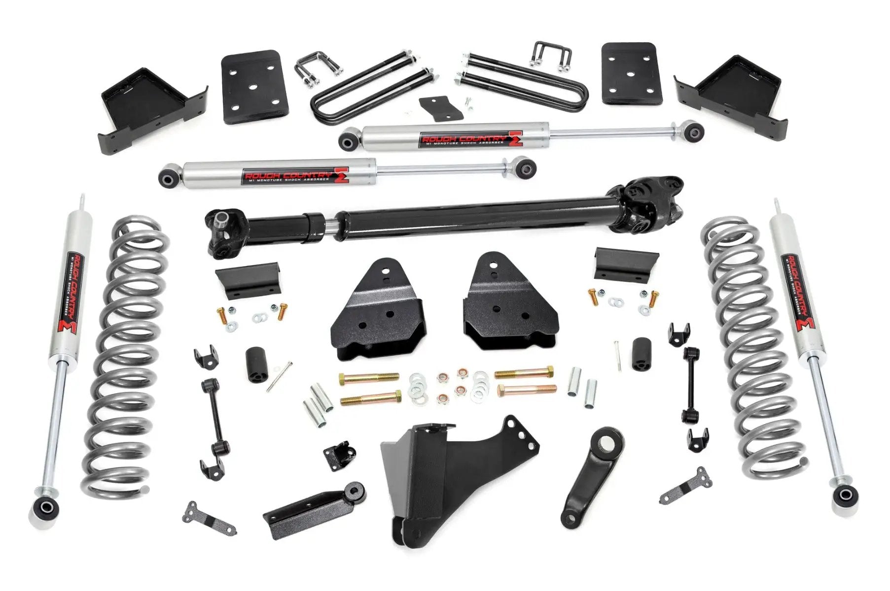 Rough Country 6 Inch Lift Kit | Diesel | No OVLD | FR D/S | M1 | Ford F-250/F-350 Super Duty (17-22) by Rough Country