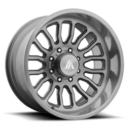 Asanti Off Road AB815 20X10 5X5.0 TITANIUM-BRUSH -12MM by Asanti Off Road