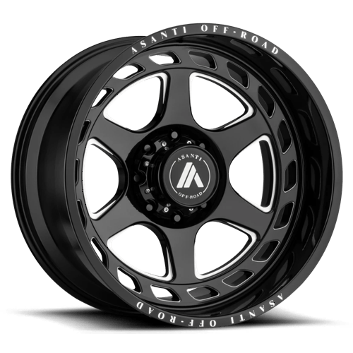 Asanti Off Road AB816 20X10 6X5.5 G-BLK MILL -18MM by Asanti Off Road