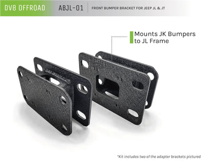 DV8 Offroad Jeep JL/Gladiator Front Bumper Bracket by DV8 Offroad