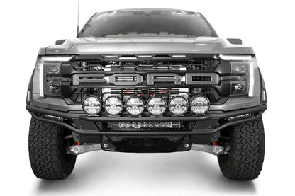 Addictive Desert Designs 2021-2024 Ford F-150 Raptor Race Series Front Bumper Light Hoop by Addictive Desert Designs