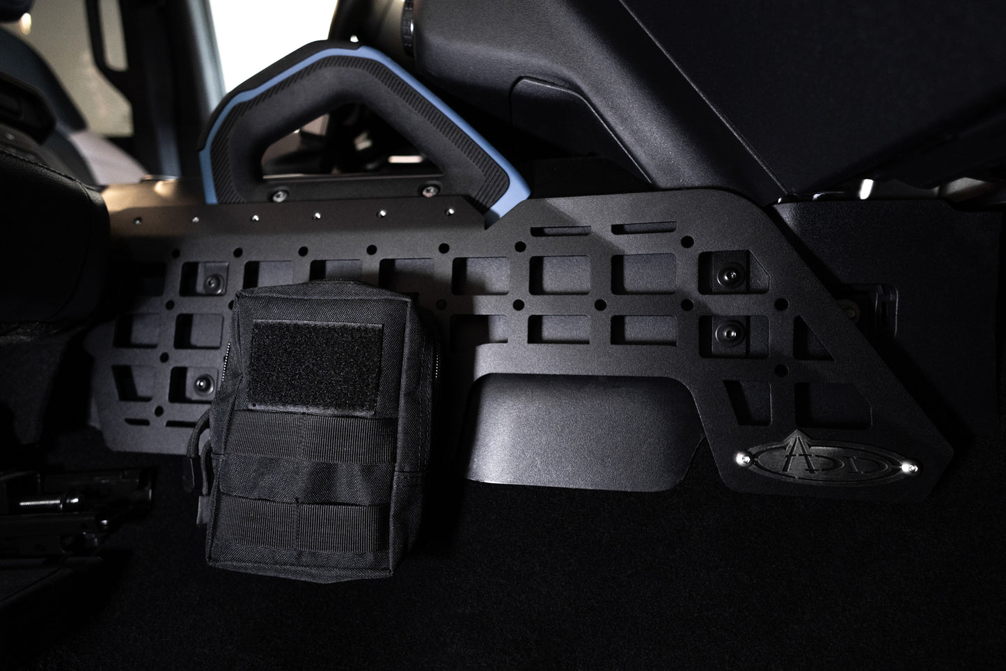 Addictive Desert Designs 2021-2023 Ford Bronco & Bronco Raptor Center Console Molle Panels by Addictive Desert Designs