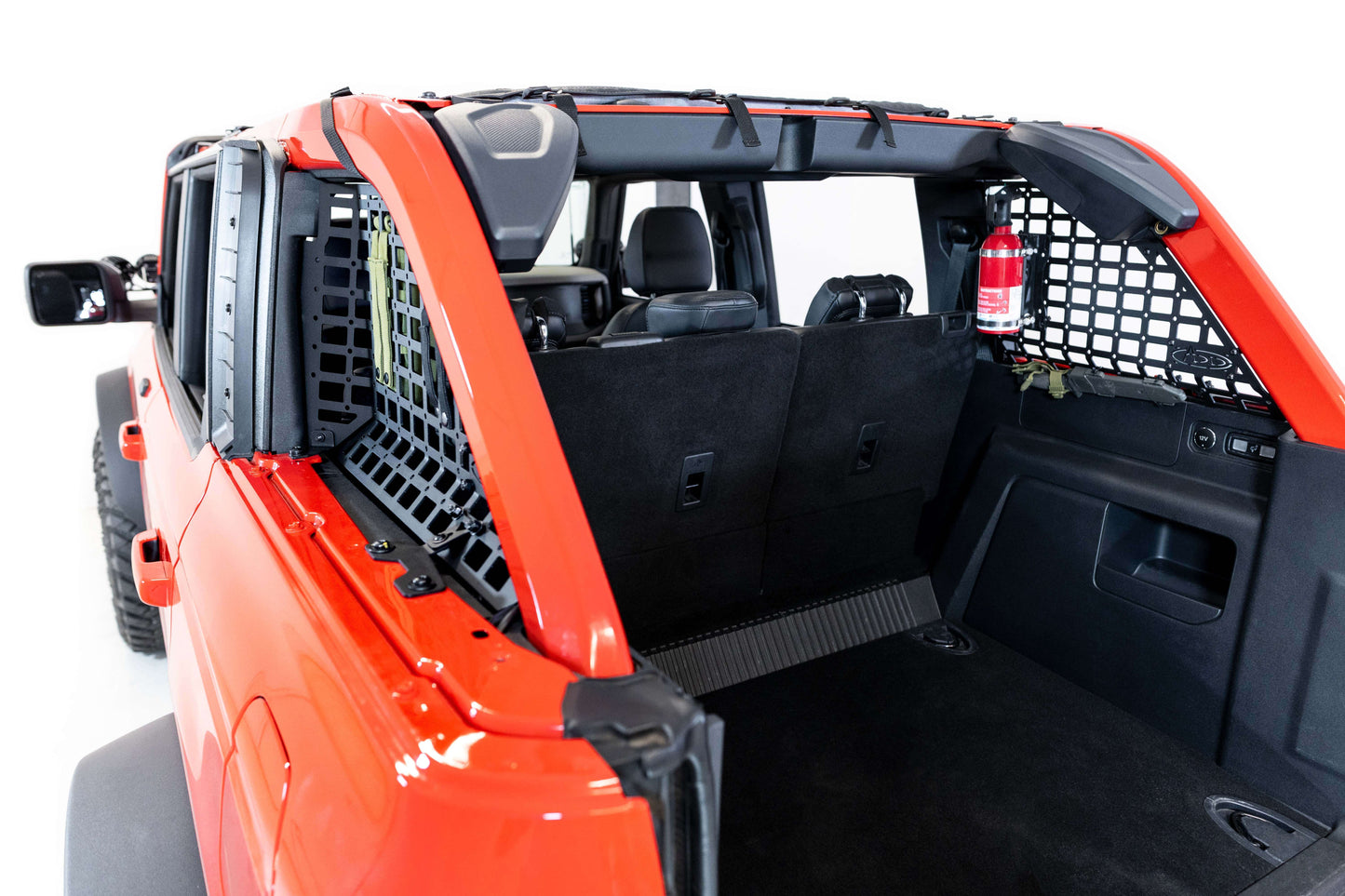 Addictive Desert Designs 2021-2023 Ford Bronco & Bronco Raptor Rear Window Molle Storage Panels by Addictive Desert Designs