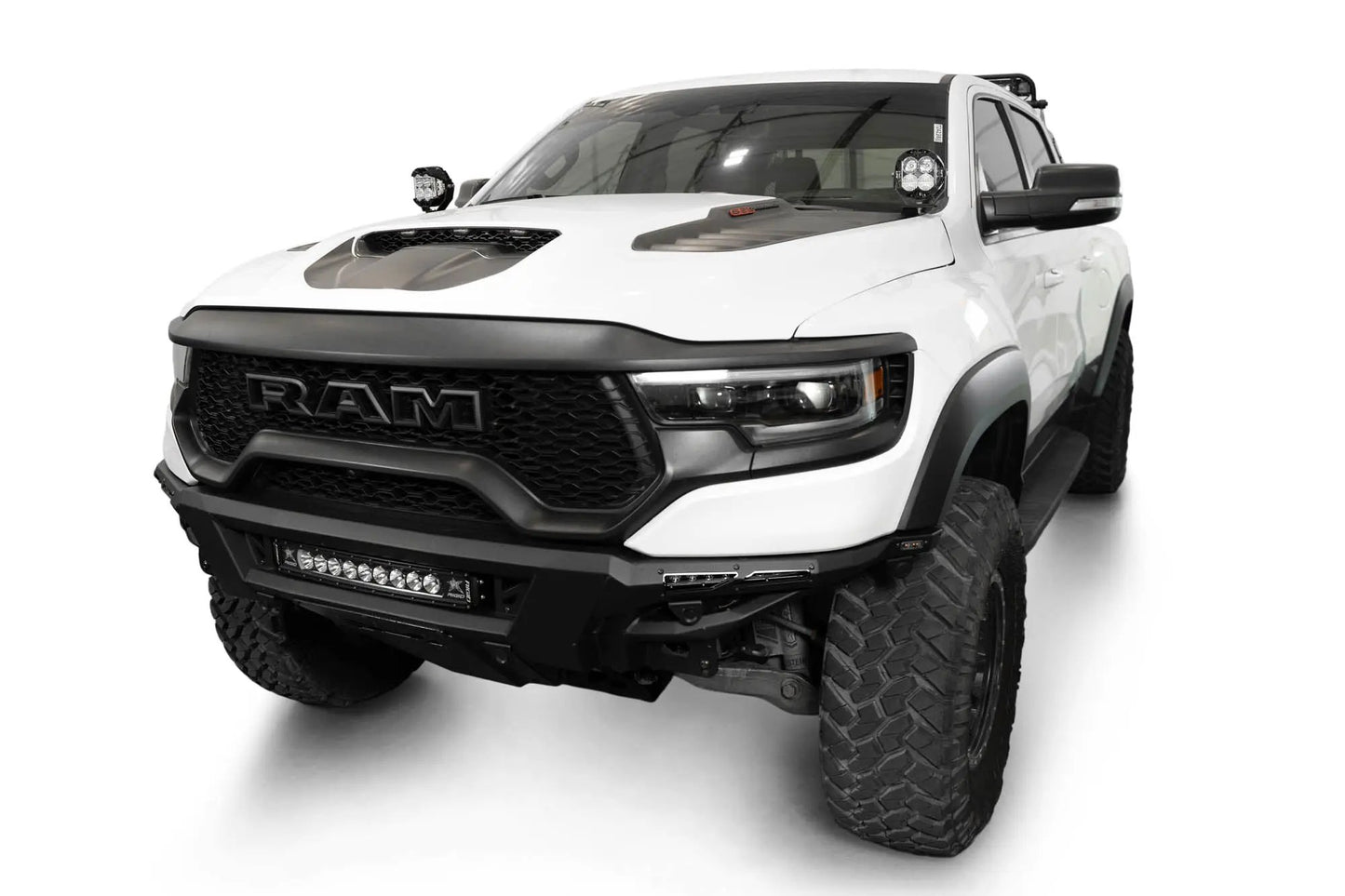 Addictive Desert Designs 2021-2025 RAM 1500 TRX/RHO Ditch Light Brackets by Addictive Desert Designs