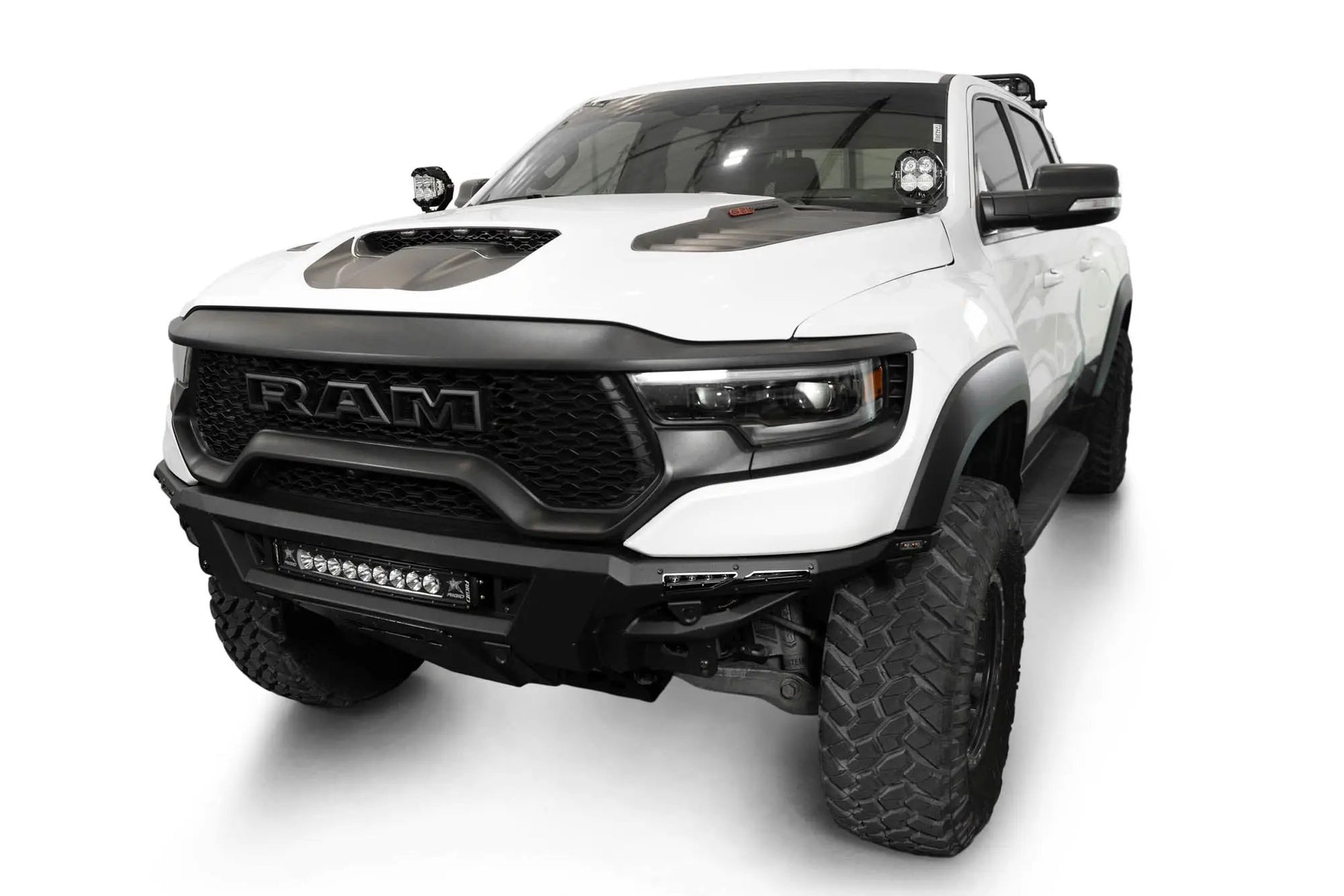 Addictive Desert Designs 2021-2025 RAM 1500 TRX/RHO Ditch Light Brackets by Addictive Desert Designs
