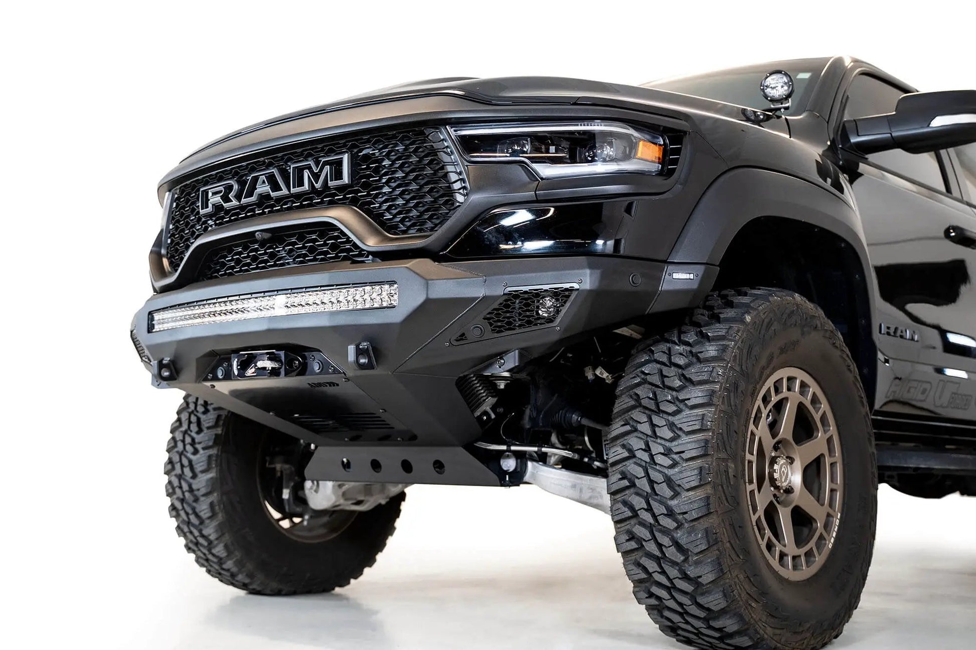 Addictive Desert Designs 2021 - 2023 RAM 1500 TRX Stealth Fighter Winch Kit by Addictive Desert Designs