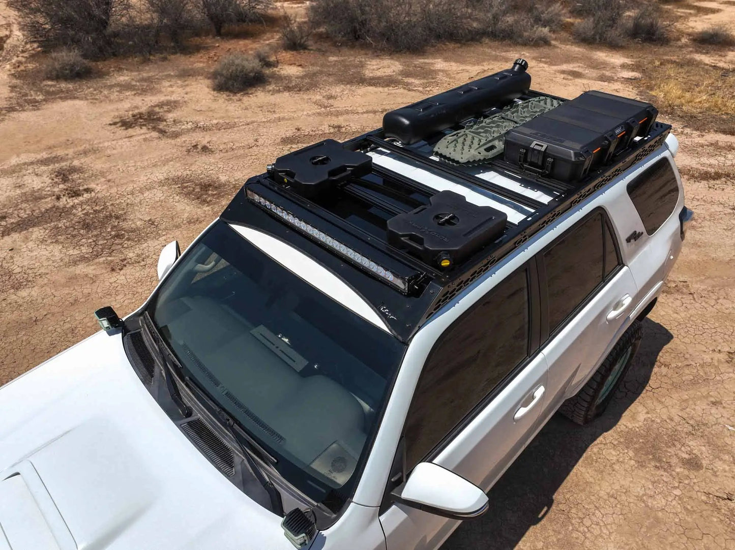 Rago Fabrication 2010-2024 Toyota 4Runner Roof Rack With Light Pocket by Rago Fabrication