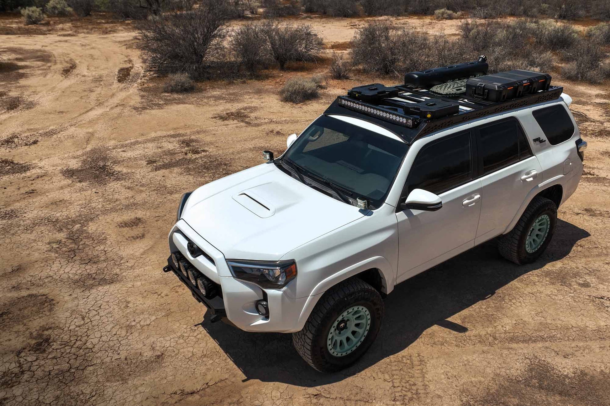 Rago Fabrication 2010-2024 Toyota 4Runner Roof Rack With Light Pocket by Rago Fabrication