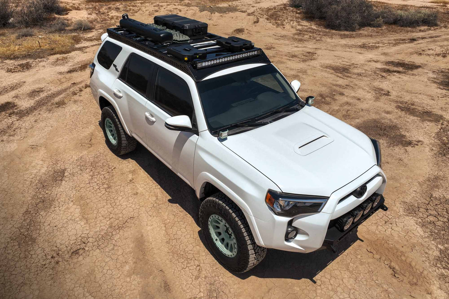 Rago Fabrication 2010-2024 Toyota 4Runner Roof Rack With Light Pocket by Rago Fabrication