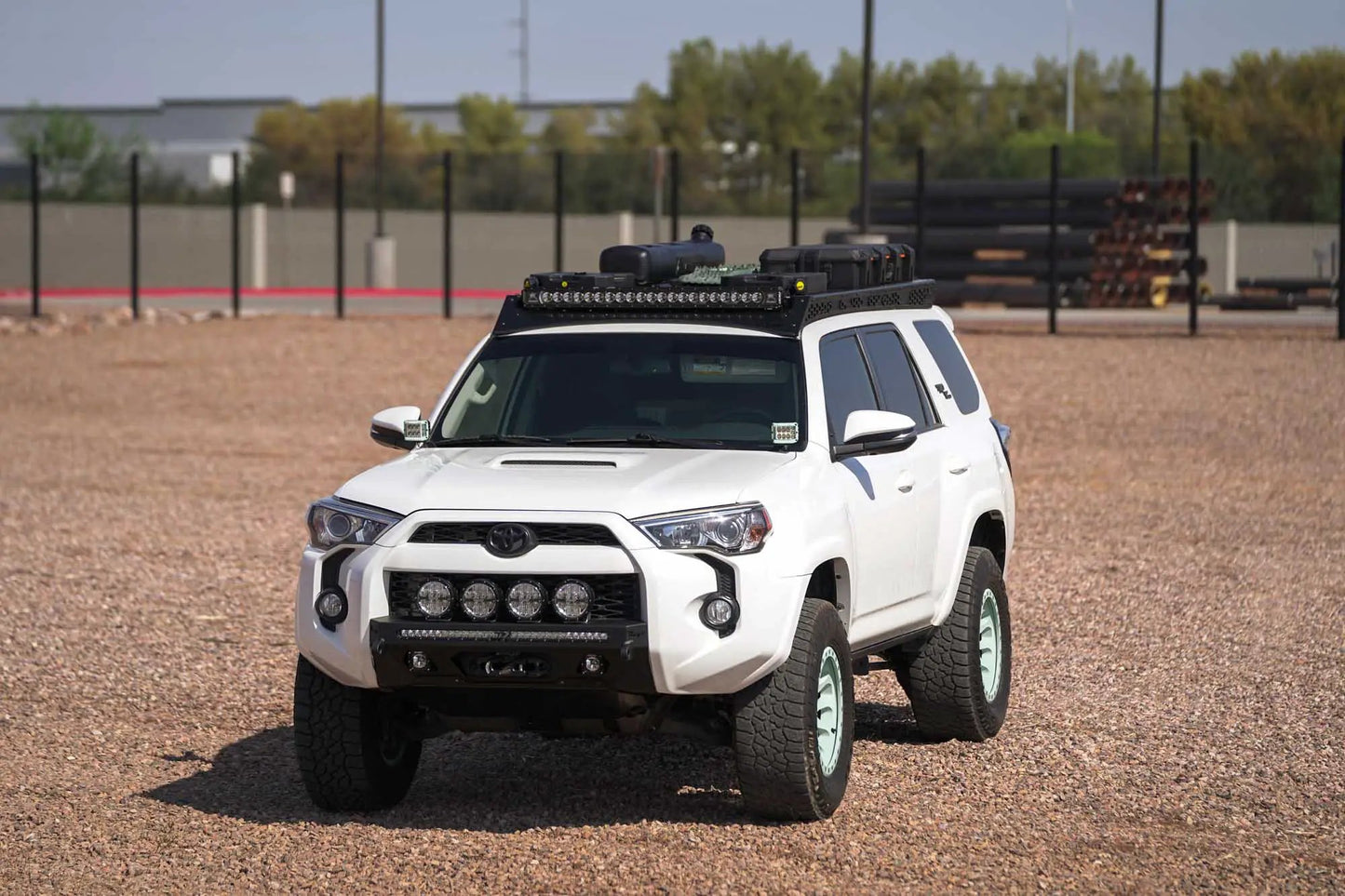 Rago Fabrication 2010-2024 Toyota 4Runner Roof Rack With Light Pocket by Rago Fabrication