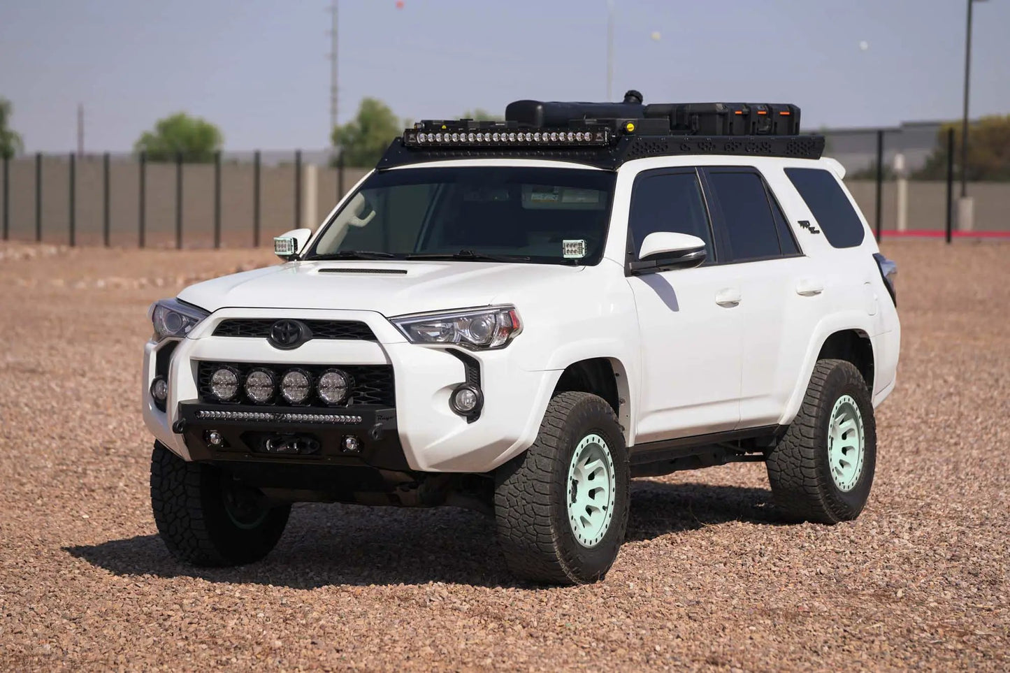 Rago Fabrication 2010-2024 Toyota 4Runner Roof Rack With Light Pocket by Rago Fabrication