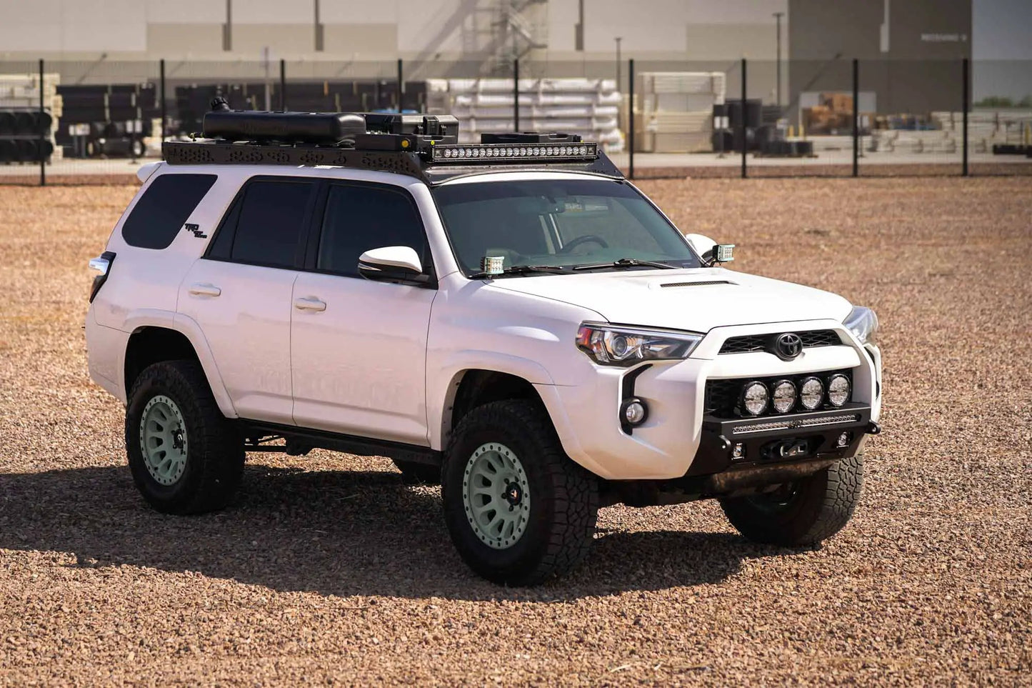 Rago Fabrication 2010-2024 Toyota 4Runner Roof Rack With Light Pocket by Rago Fabrication