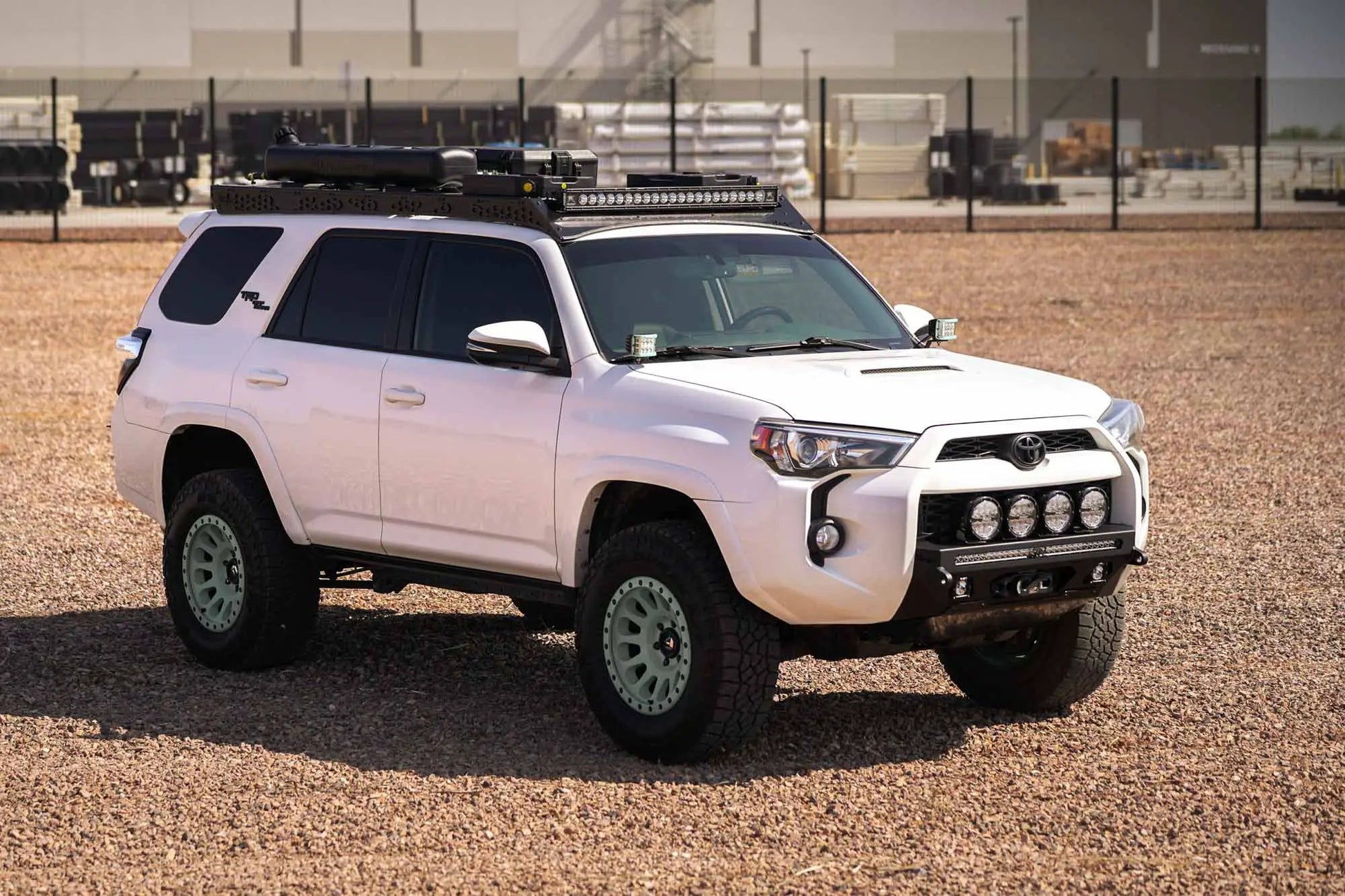 Rago Fabrication 2010-2024 Toyota 4Runner Roof Rack With Light Pocket by Rago Fabrication