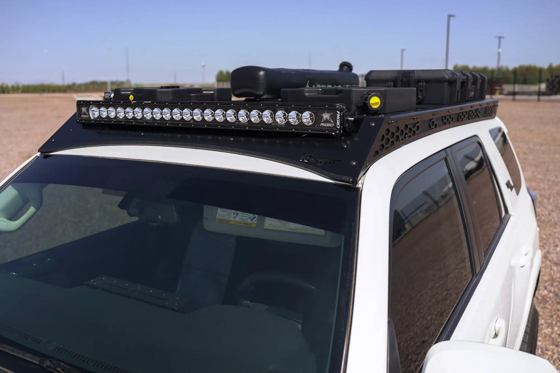 Rago Fabrication 2010-2024 Toyota 4Runner Roof Rack With Light Pocket by Rago Fabrication