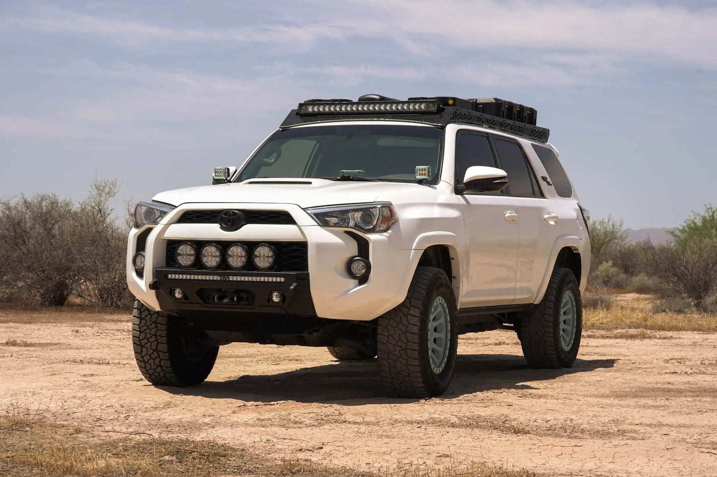Rago Fabrication 2010-2024 Toyota 4Runner Roof Rack With Light Pocket by Rago Fabrication