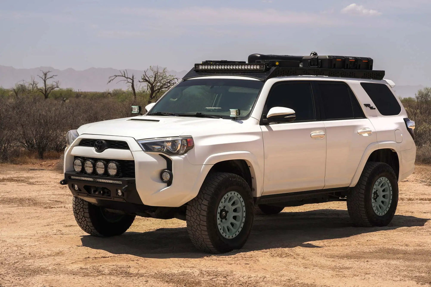 Rago Fabrication 2010-2024 Toyota 4Runner Roof Rack With Light Pocket by Rago Fabrication