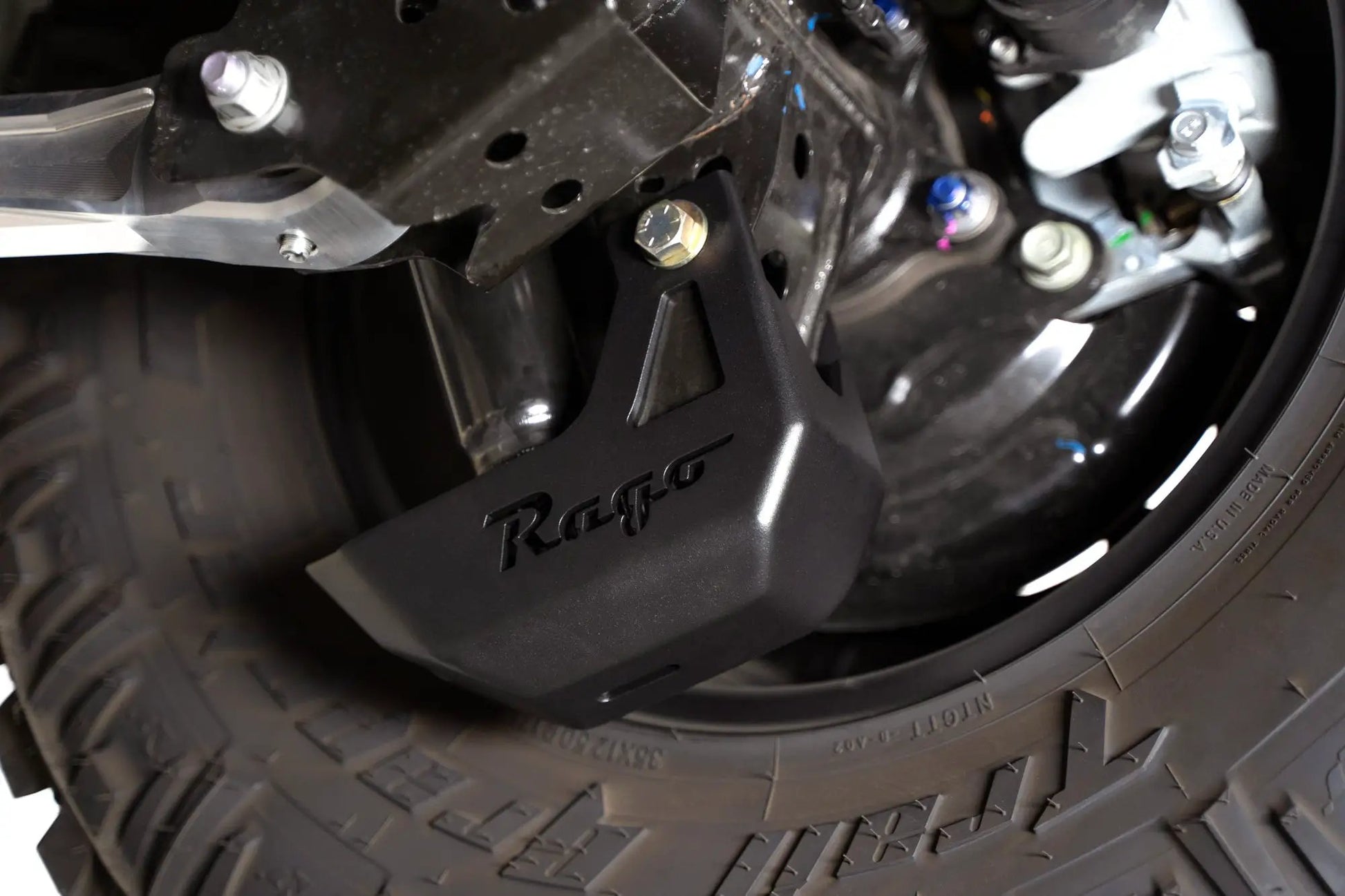 Rago Fabrication 2024+ Toyota Tacoma Rear Shock Guards by Rago Fabrication