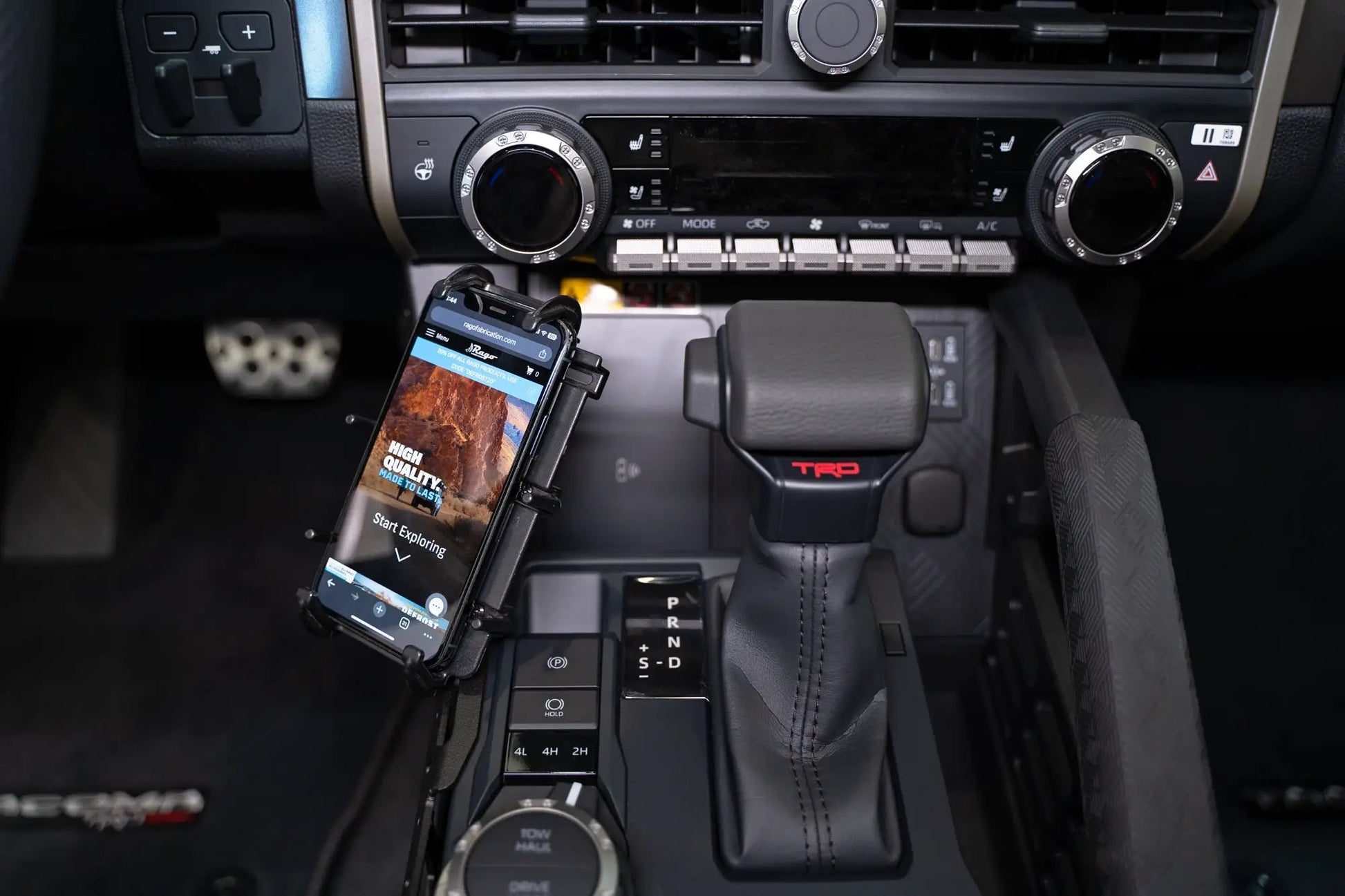 Rago Fabrication 2024-Up Toyota Tacoma & 4Runner Center Console Without Bridge by Rago Fabrication