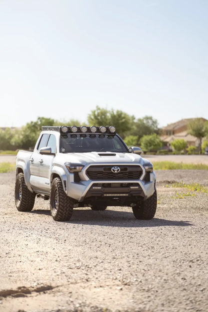 Rago Fabrication 2024+ Toyota Tacoma Roof Rack Rigid Industries Round Light Mount by Rago Fabrication