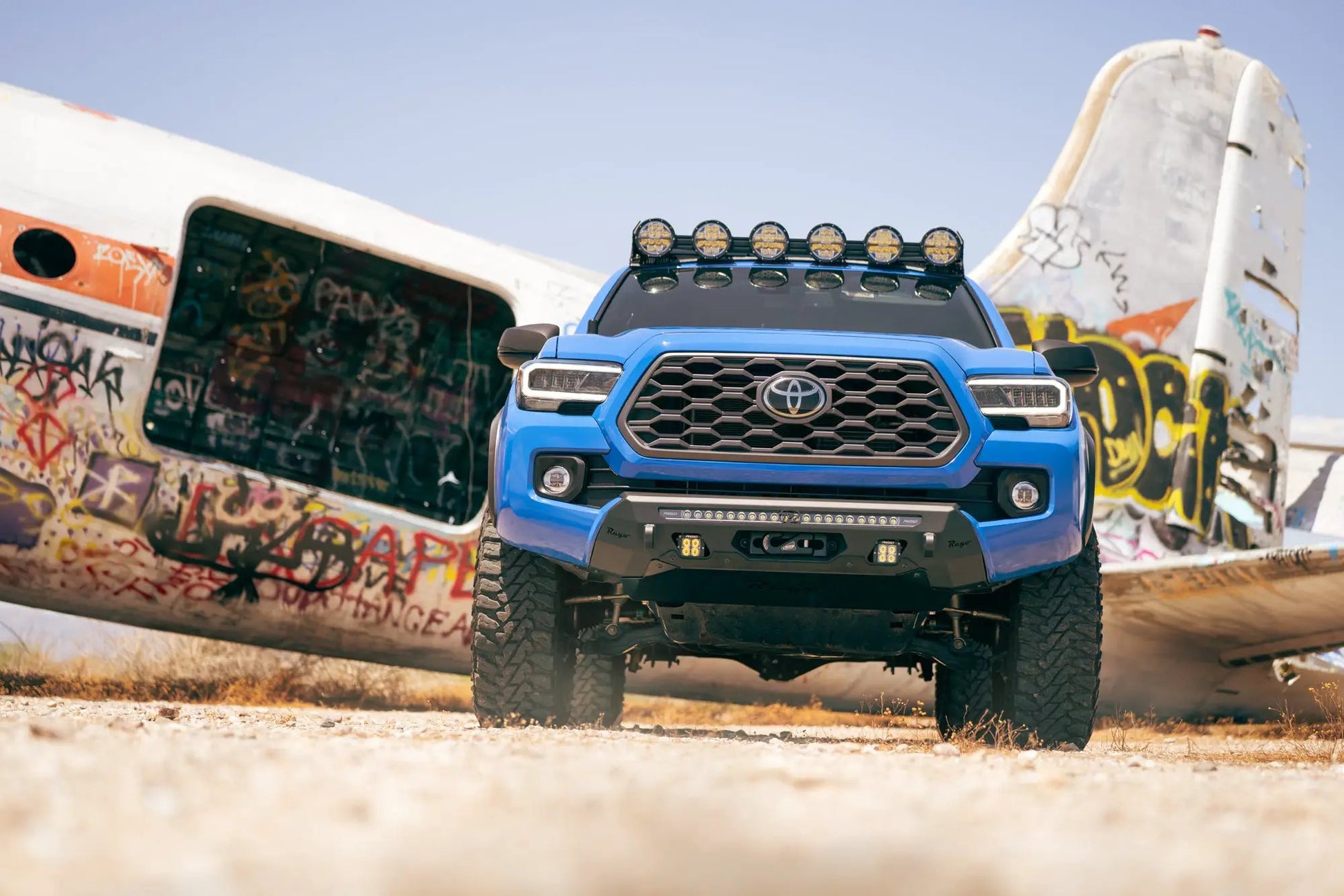 Rago Fabrication 2016-2023 Toyota Tacoma Skid Plate for Center Mount Front Bumper by Rago Fabrication