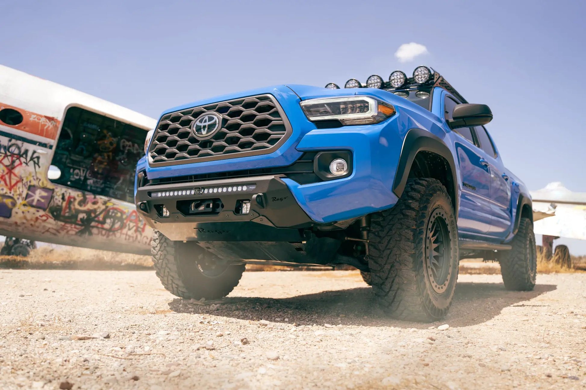 Rago Fabrication 2016-2023 Toyota Tacoma Skid Plate for Center Mount Front Bumper by Rago Fabrication
