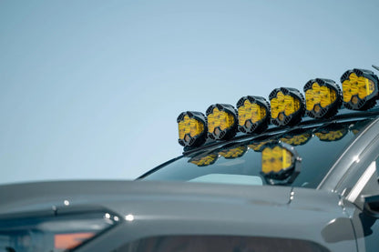 Rago Fabrication Toyota Roof Rack Baja Designs LP6 Round Light Mount by Rago Fabrication