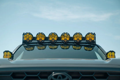 Rago Fabrication Toyota Roof Rack Baja Designs LP6 Round Light Mount by Rago Fabrication