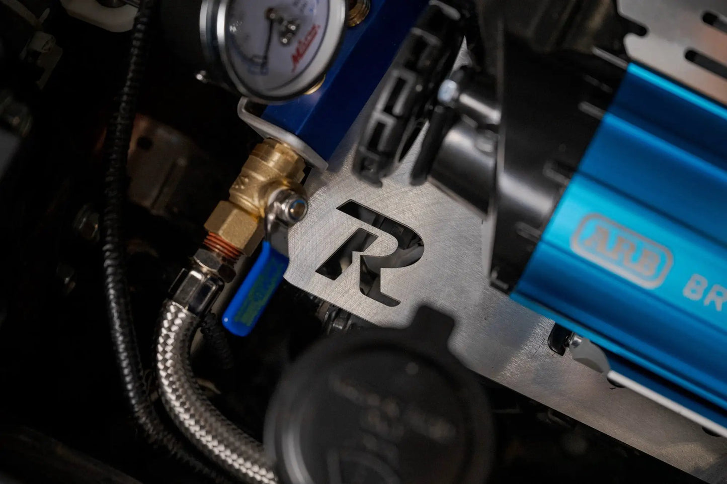 Rago Fabrication 2025+ Toyota 4Runner Under-Hood Air Compressor Mount by Rago Fabrication