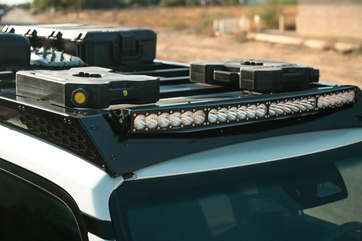 Rago Fabrication 2024 Toyota Land Cruiser Roof Rack with Light Pocket by Rago Fabrication