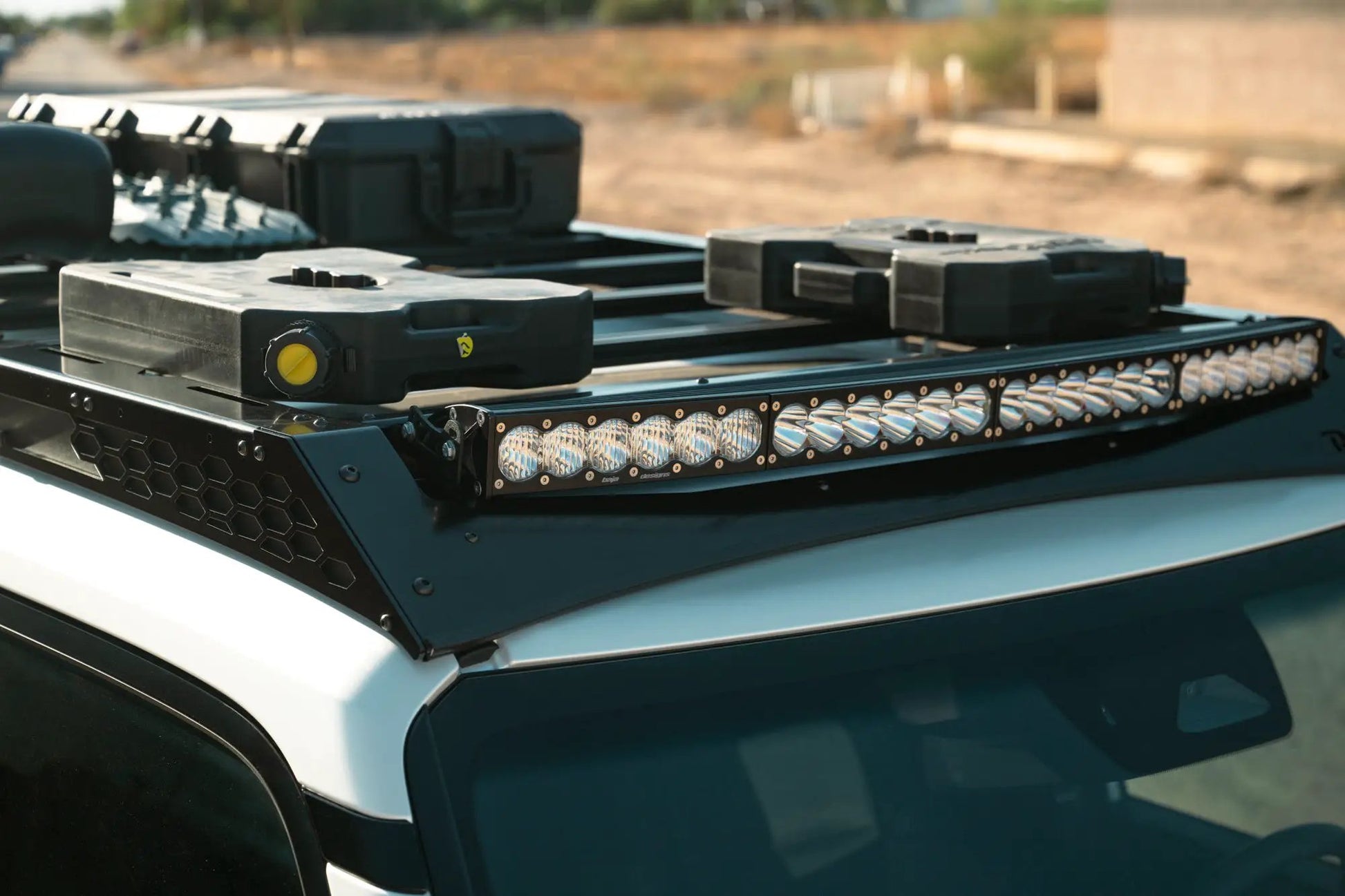 Rago Fabrication 2024 Toyota Land Cruiser Roof Rack with Light Pocket by Rago Fabrication
