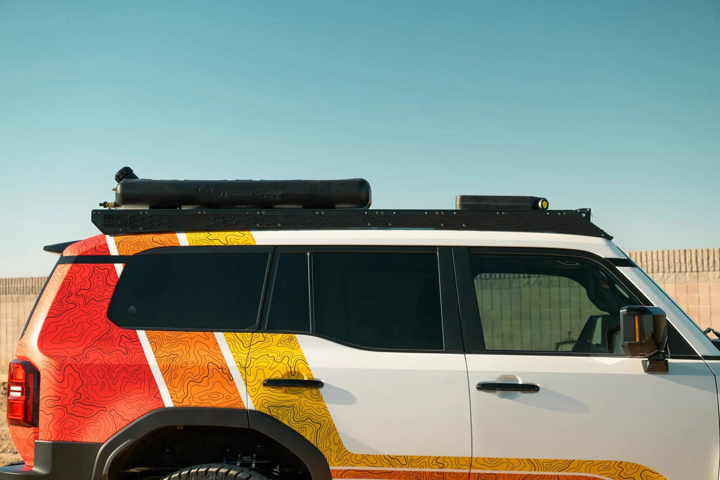 Rago Fabrication 2024 Toyota Land Cruiser Roof Rack with Light Pocket by Rago Fabrication