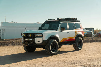 Rago Fabrication 2024 Toyota Land Cruiser Roof Rack with Light Pocket by Rago Fabrication