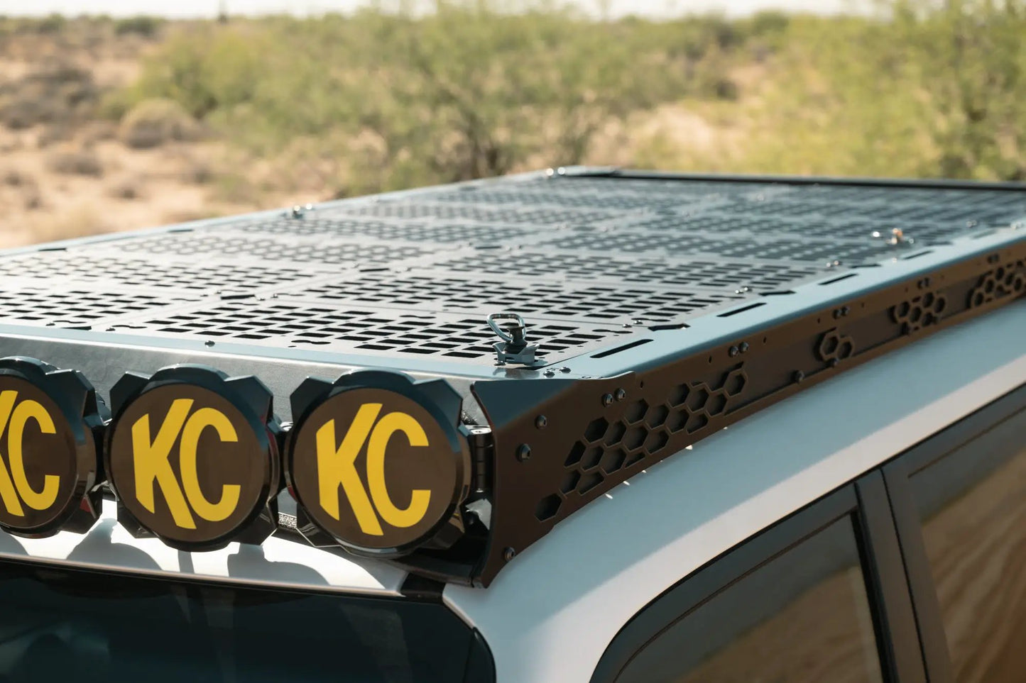 Rago Fabrication 2024 Toyota Land Cruiser KC Light Mount for Rago Roof Rack by Rago Fabrication