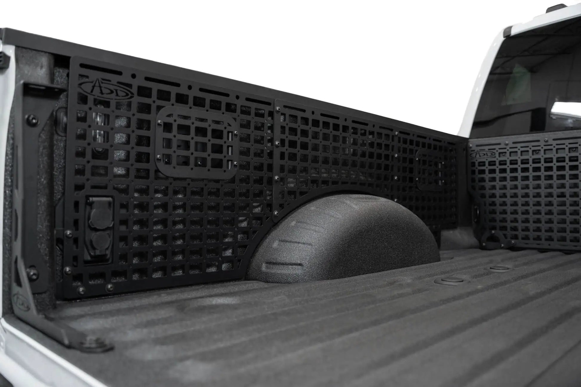 Addictive Desert Designs 2023 Ford Super Duty Bed Side Molle Panels Driver Full Kit by Addictive Desert Designs