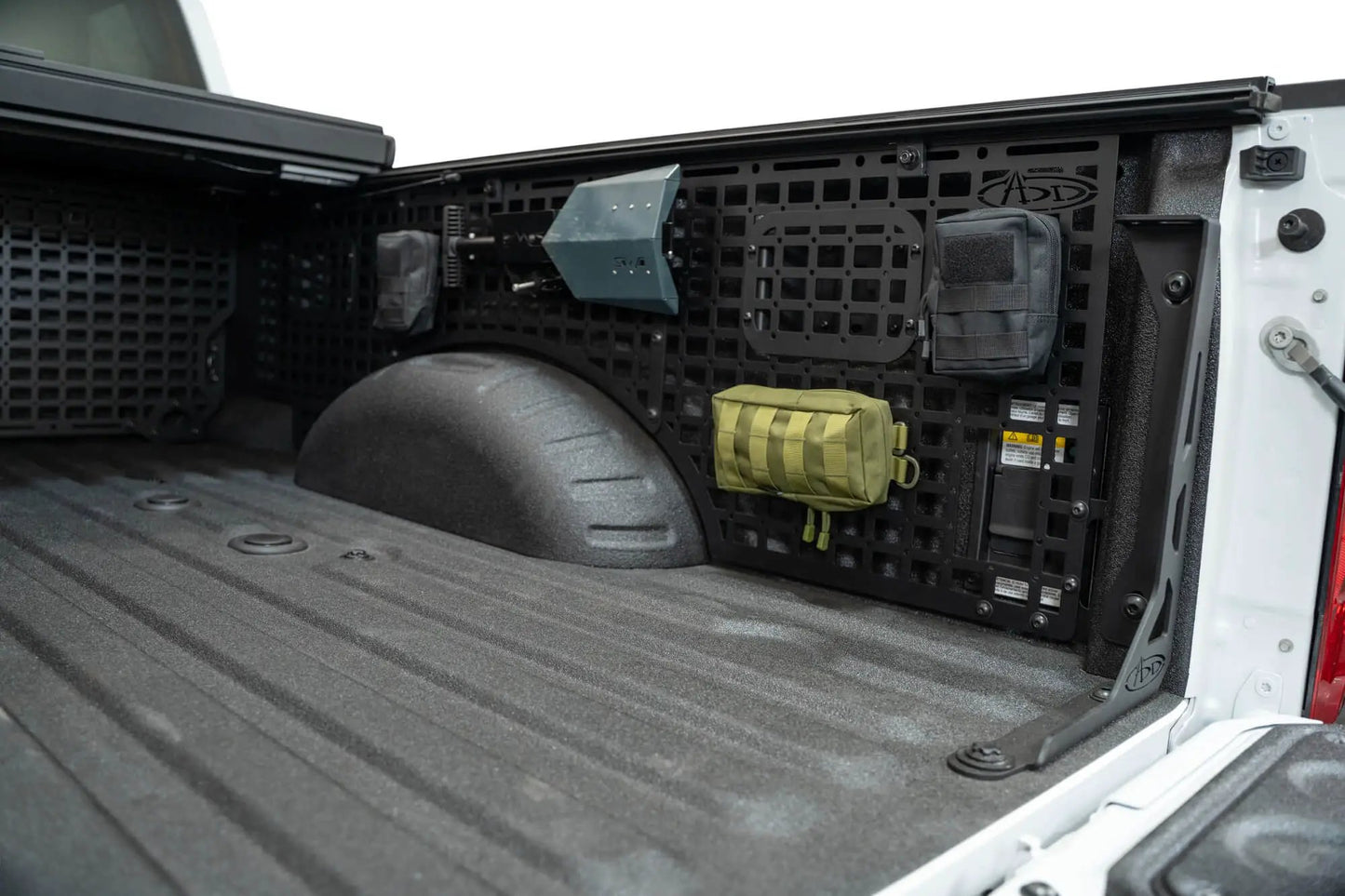 Addictive Desert Designs 2023 Ford Super Duty Bed Side Molle Panels Passenger Full Kit by Addictive Desert Designs