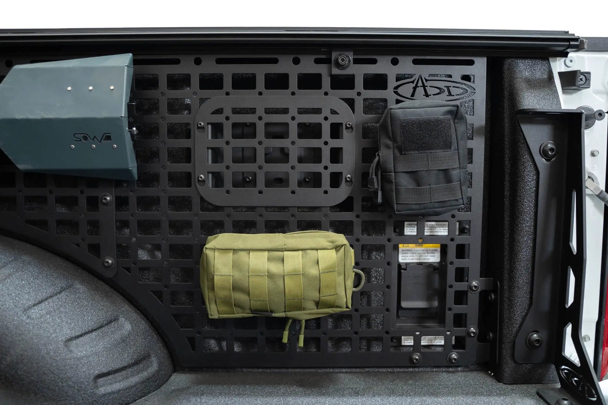 Addictive Desert Designs 2023 Ford Super Duty Bed Side Molle Panels Passenger Full Kit by Addictive Desert Designs