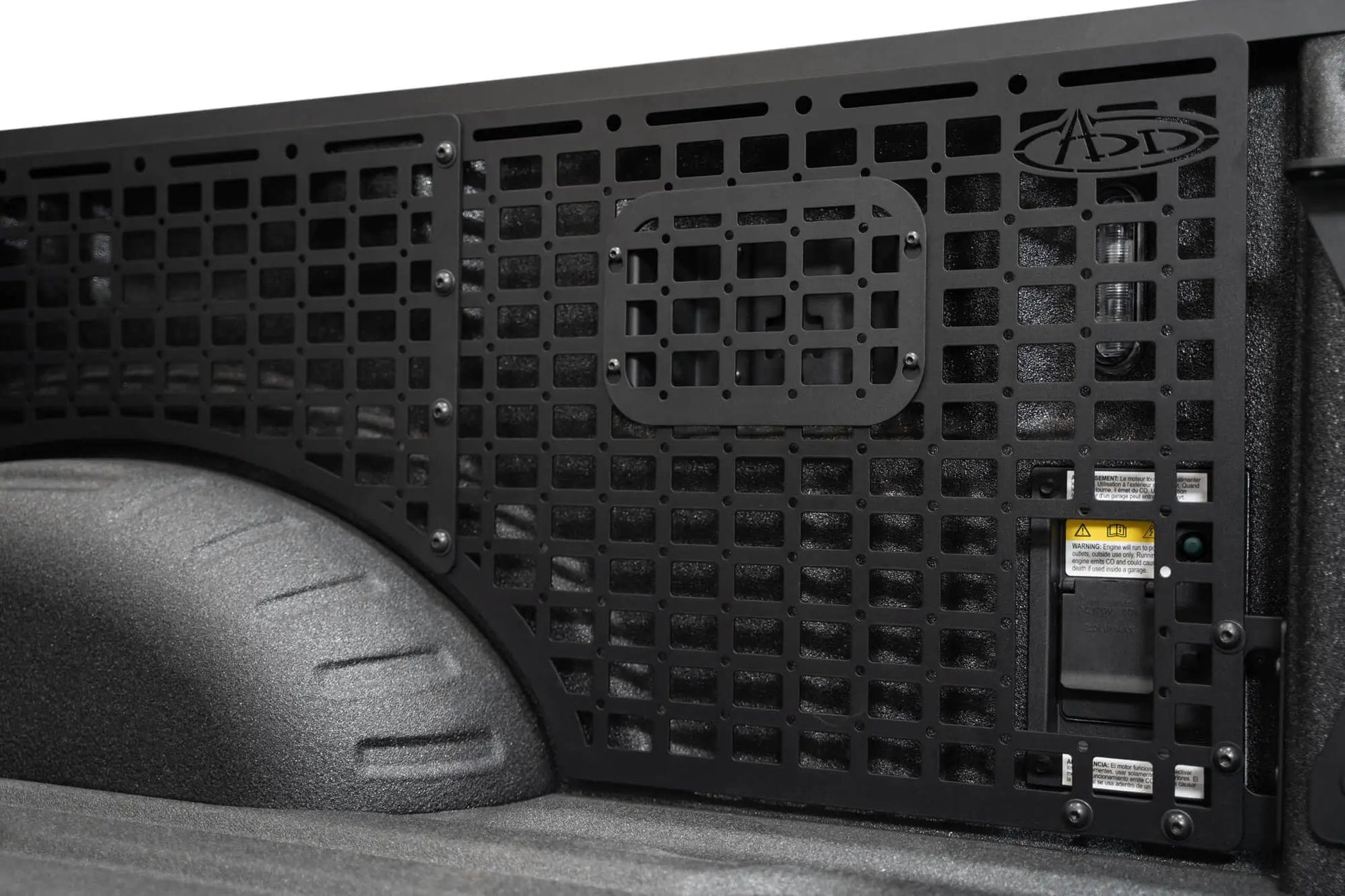 Addictive Desert Designs 2023 Ford Super Duty Bed Side Molle Panels Passenger Full Kit by Addictive Desert Designs