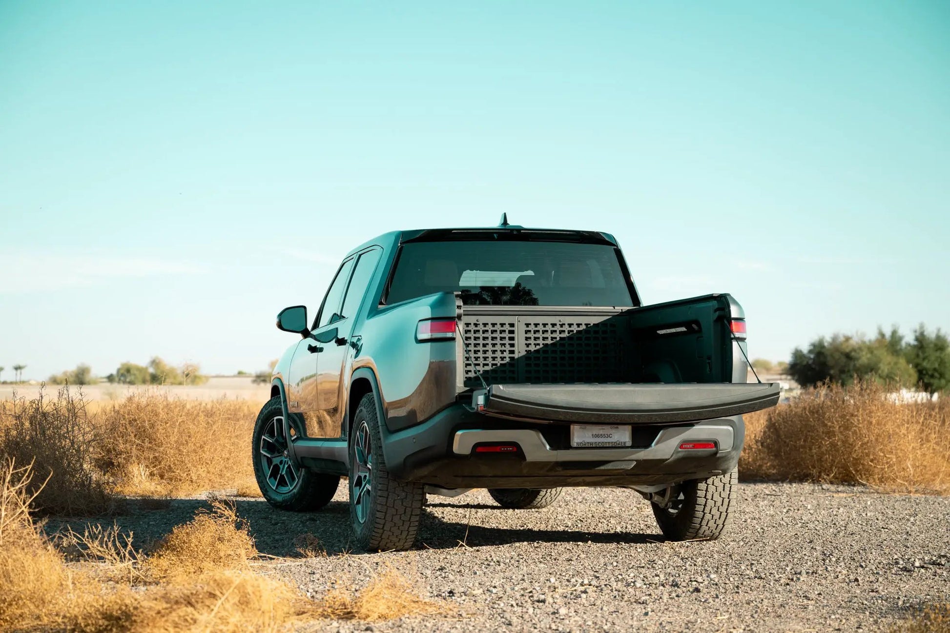 Rago Fabrication 2022-2025 Rivian R1T Bed Cab Molle Panels by Rago Fabrication