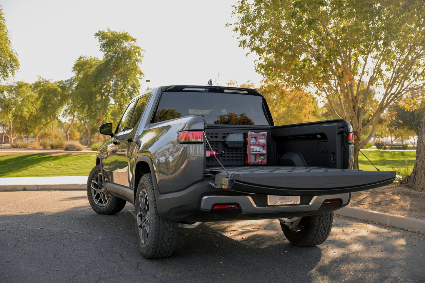 Rago Fabrication 2022-2025 Rivian R1T Bed Cab Molle Panels by Rago Fabrication